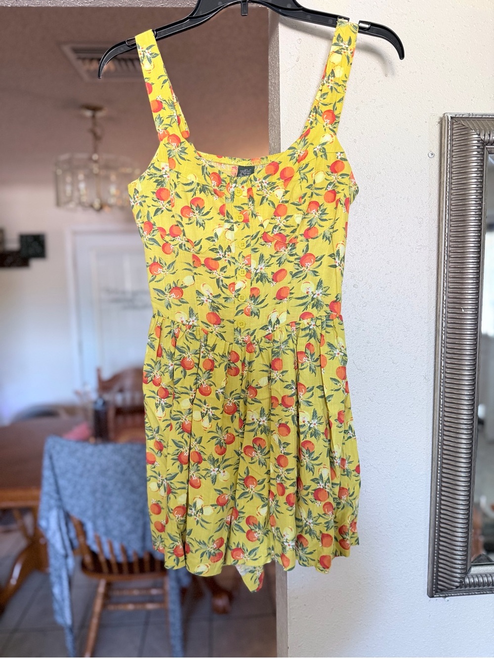 wild fable Yellow Floral Print Sundress